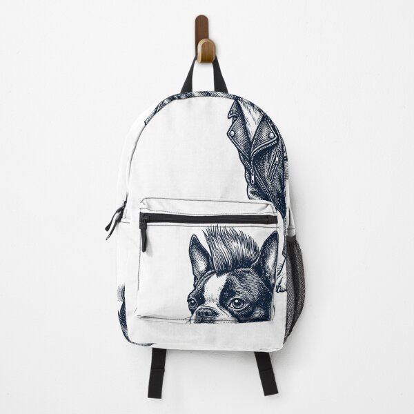 Item preview, Vintage Boston Terrier Punk Mowhawk Dog Mom Dad designed and sold by DoodleTortle.
