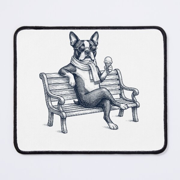 Item preview, Boston Terrier Ice Cream Dog Mom Dad designed and sold by DoodleTortle.