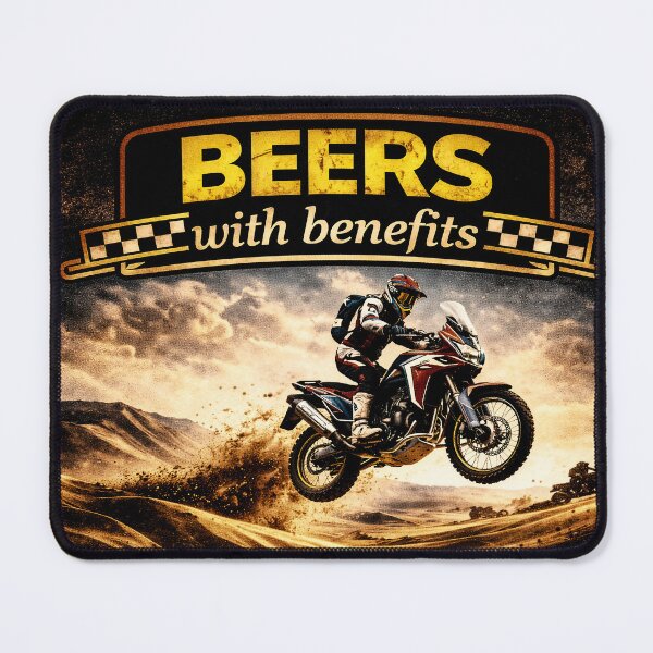Item preview, Beers With Benefits – Desert Rally Enduro Design designed and sold by SteadyRolling.