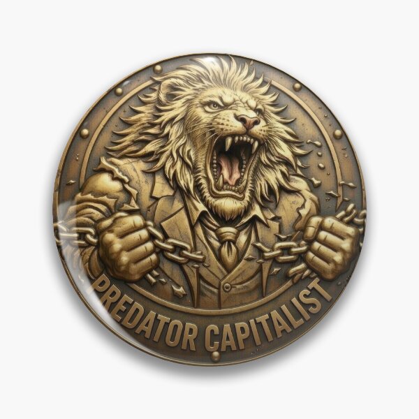 Item preview, Predator Capitalist – Lion ENG designed and sold by The Anti-Utopian.