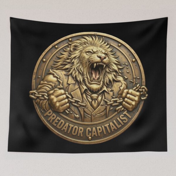Item preview, Predator Capitalist – Lion ENG designed and sold by The Anti-Utopian.