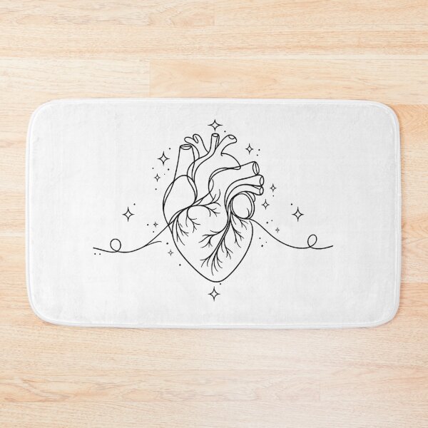 Item preview, Clock Human Heart Fine Line designed and sold by Aithusa1.