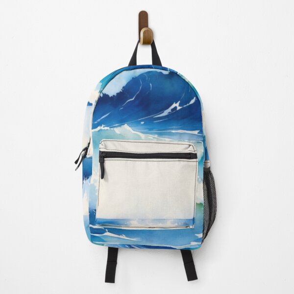 Item preview, Sea Waves Watercolor – Calm Coastal Motion Wall Art designed and sold by sana designer.