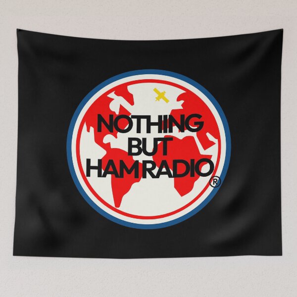 Item preview, NOTHING BUT HAM RADIO WORLD SATELLITE T-Shirt designed and sold by NOTHING BUT HAM RADIO.