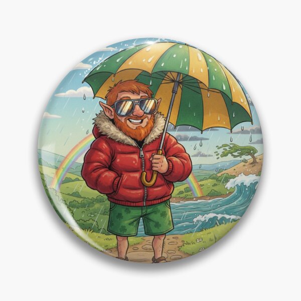 Item preview, Ready for St. Patrick's Day - Funny Irish Weather Leprechaun designed and sold by MikesLab.