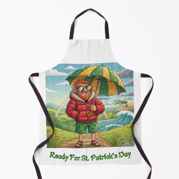 Item preview, Ready for St. Patrick's Day - Funny Irish Weather Leprechaun designed and sold by MikesLab.