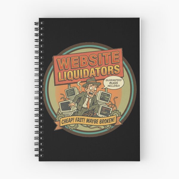Item preview, Website Liquidators - Guaranteed Bugs Included - Retro Developer Humor designed and sold by TSE DESIGN.