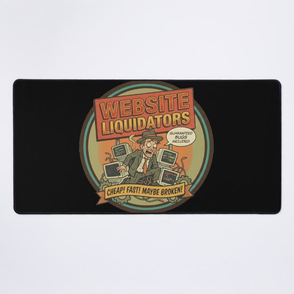 Item preview, Website Liquidators - Guaranteed Bugs Included - Retro Developer Humor designed and sold by Stone-T .