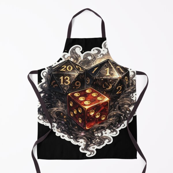 Item preview, Fantasy RPG Dice Sticker – D20 and Dice Illustration designed and sold by DrizzyV.