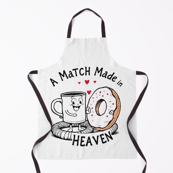 Item preview, Coffee and Donut – The Perfect Combination Valentine Love Design designed and sold by Sparkofart07.