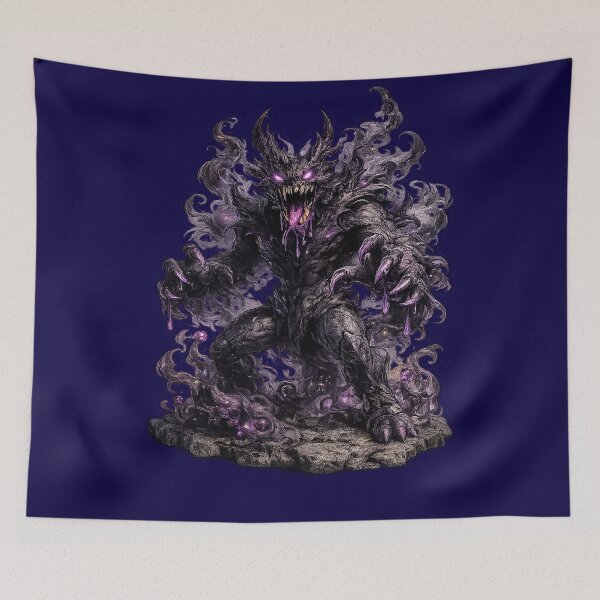Item preview, Dark Fantasy Action Figure – Shadow Monster Toy Design designed and sold by DrizzyV.