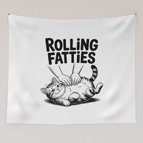 Item preview, Rolling Fatties Cute Cat Kitten Cat Lovers designed and sold by joyouartArt.