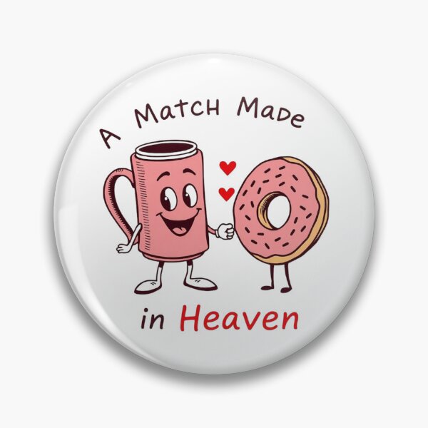 Item preview, Coffee and Donut – The Perfect Combination Valentine Love Design designed and sold by Sparkofart07.