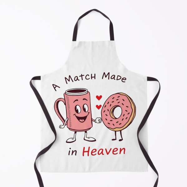 Item preview, Coffee and Donut – The Perfect Combination Valentine Love Design designed and sold by Sparkofart07.