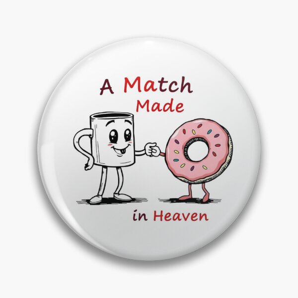 Item preview, Coffee and Donut – The Perfect Combination Valentine Love Design designed and sold by Sparkofart07.