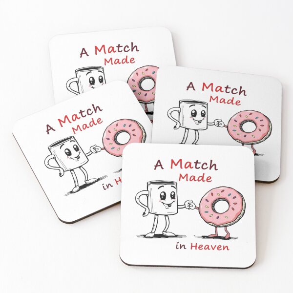 Item preview, Coffee and Donut – The Perfect Combination Valentine Love Design designed and sold by Sparkofart07.
