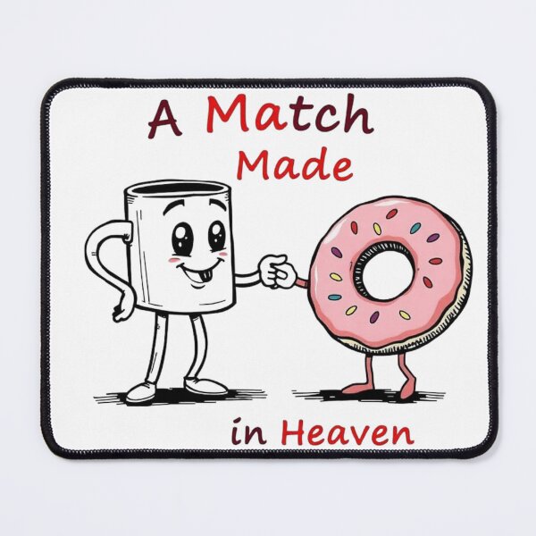 Item preview, Coffee and Donut – The Perfect Combination Valentine Love Design designed and sold by Sparkofart07.