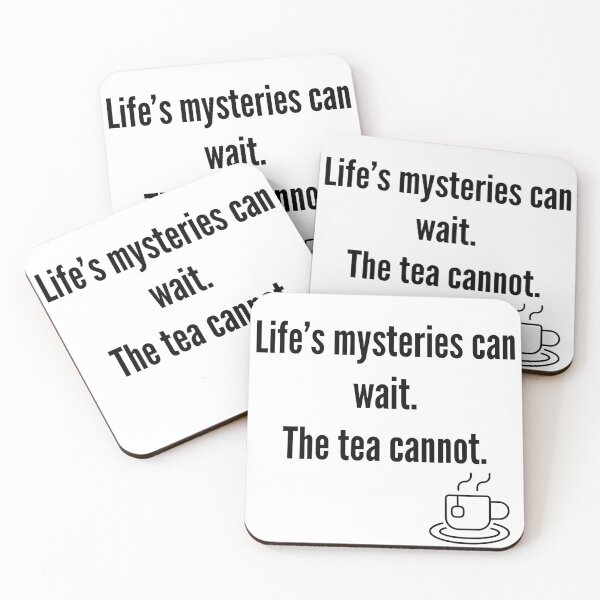 Item preview, Life's mysteries & Tea designed and sold by The Existential Mug Co..