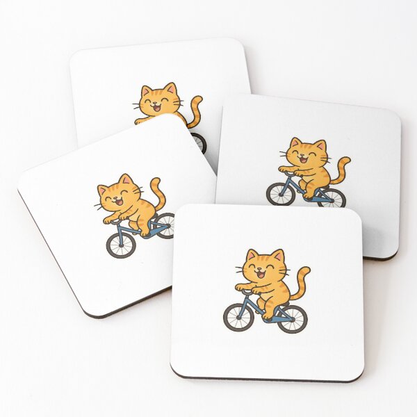 Item preview, Cat Riding Bike designed and sold by jensenlovescats.
