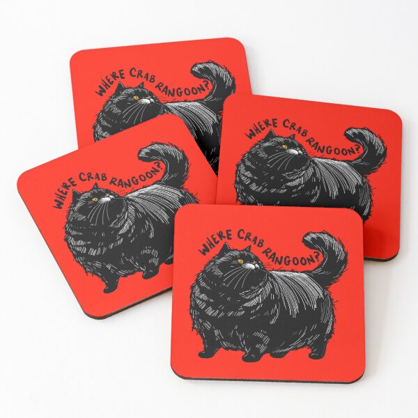 Item preview, Where Crab Rangoon Cat designed and sold by KilkennyCat Art.