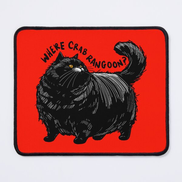 Item preview, Where Crab Rangoon Cat designed and sold by KilkennyCat Art.