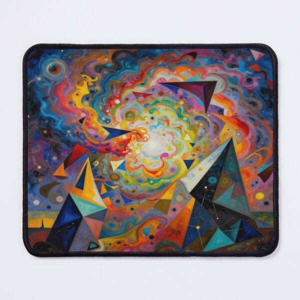 Item preview, Cosmic Geometry – Surreal Dali-inspiration with luminous forms and galactic depth designed and sold by FotoworldEdel.