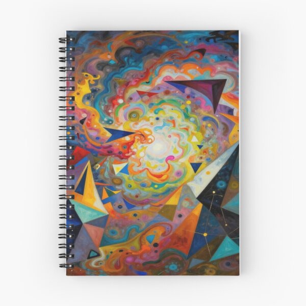 Item preview, Cosmic Geometry – Surreal Dali-inspiration with luminous forms and galactic depth designed and sold by FotoworldEdel.
