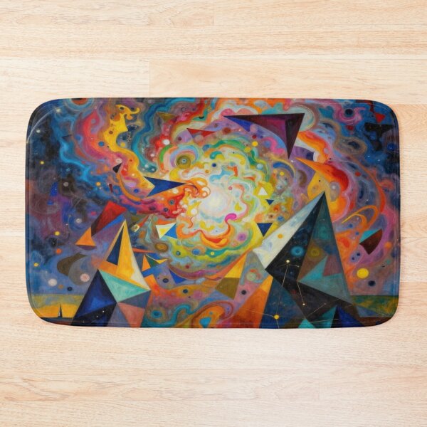 Item preview, Cosmic Geometry – Surreal Dali-inspiration with luminous forms and galactic depth designed and sold by FotoworldEdel.