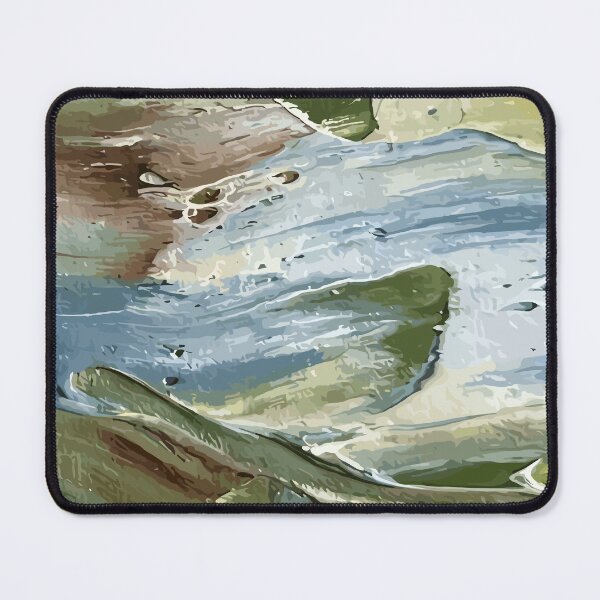 Item preview, Naiad’s Current (Biophilic Abstraction No. 3) - Minimalist Vector Art designed and sold by Danford Biophilic.