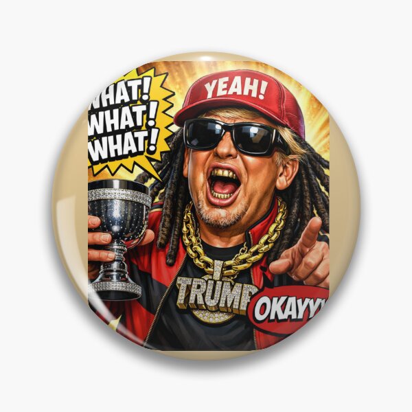Item preview, WHAT?! OKAYYY!” – Political Rap Parody Caricature designed and sold by KEMET-85.