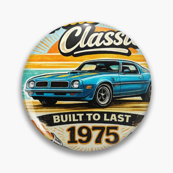 Item preview, Retro Cruiser 1975 Classic Car AI Vintage Graphic designed and sold by Cleora Art .