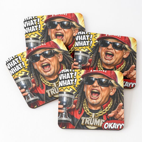 Item preview, WHAT?! OKAYYY!” – Political Rap Parody Caricature designed and sold by KEMET-85.