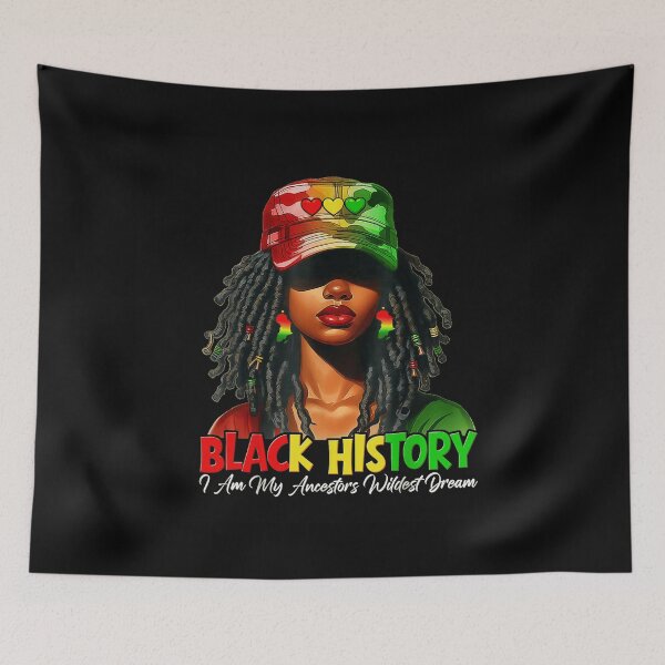 Item preview, Black History I Am My Ancestors Wildest Dream Beautiful Woman Portrait designed and sold by GalenoHenley.