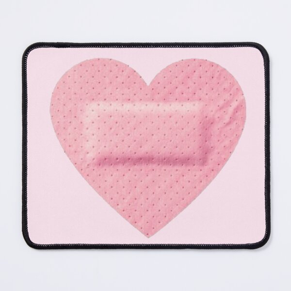 Item preview, pink heart bandaid designed and sold by inainart.