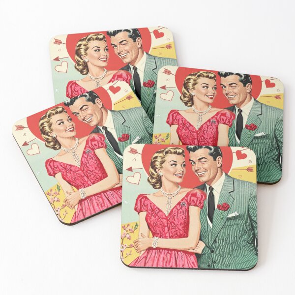 Item preview, Vintage Pop Art Valentine Couple Romance designed and sold by Innova_Creations.