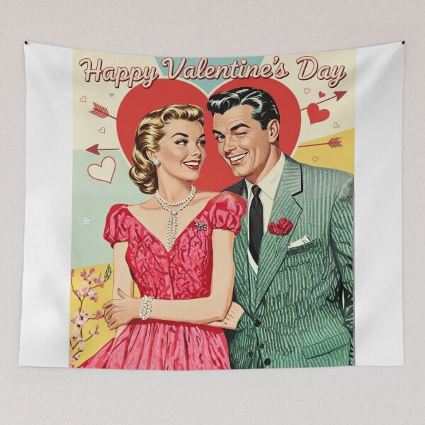 Item preview, Vintage Pop Art Valentine Couple Romance designed and sold by Innova_Creations.
