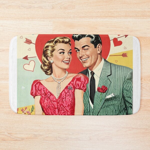 Item preview, Vintage Pop Art Valentine Couple Romance designed and sold by Innova_Creations.