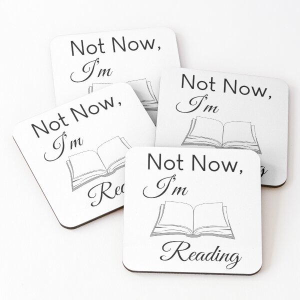 Item preview, Not Now I'm Reading designed and sold by InkPerfect.