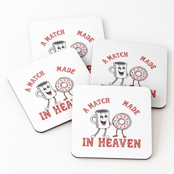 Item preview, Coffee and Donut – The Perfect Combination Valentine Love Design designed and sold by Sparkofart07.