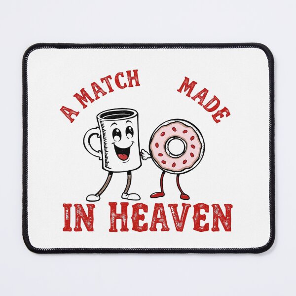 Item preview, Coffee and Donut – The Perfect Combination Valentine Love Design designed and sold by Sparkofart07.