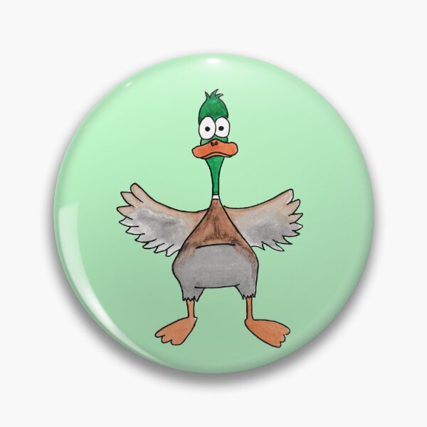 Item preview, The Puddle Waddler: Hand-Drawn Mallard Duck Watercolour Illustration designed and sold by Englandbear.