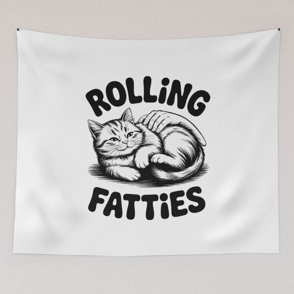 Item preview, Rolling Fatties, Fat Cat designed and sold by joyouartArt.
