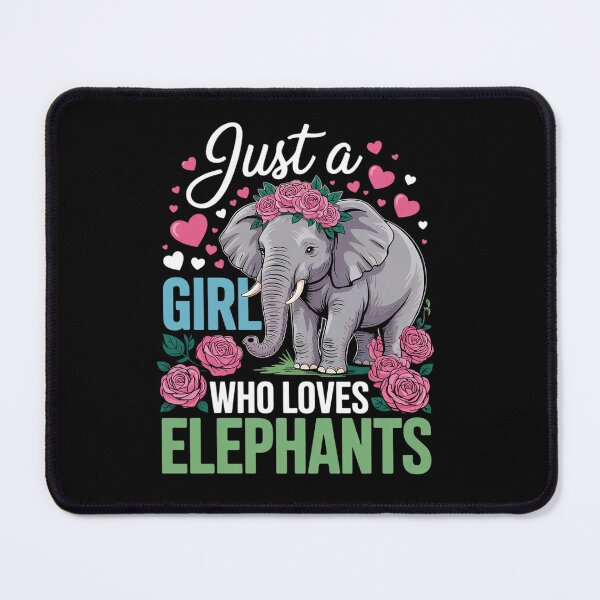 Item preview, Just A Girl Who Loves Elephants Costume Floral Elephant designed and sold by angolinnArt.