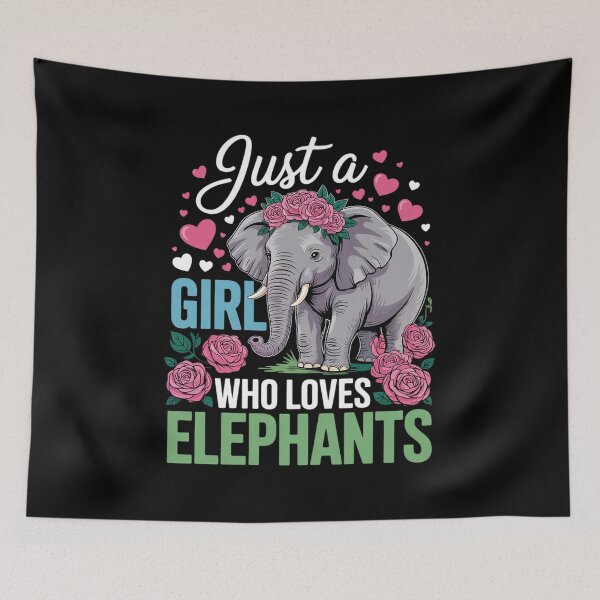 Item preview, Just A Girl Who Loves Elephants Costume Floral Elephant designed and sold by angolinnArt.