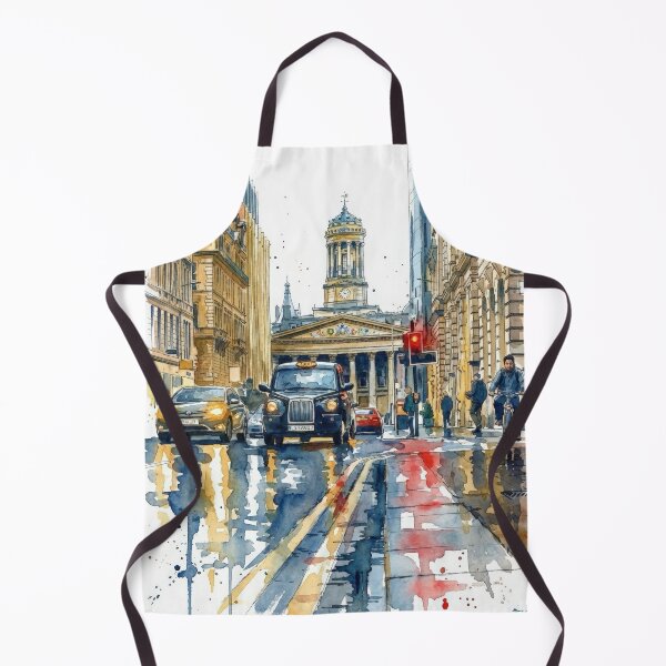 Item preview, Ingram Street, Glasgow Watercolour designed and sold by davidelder.