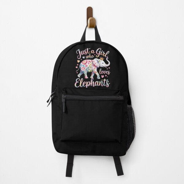 Item preview, Just A Girl Who Loves Elephants Women Girls Floral Elephant designed and sold by angolinnArt.