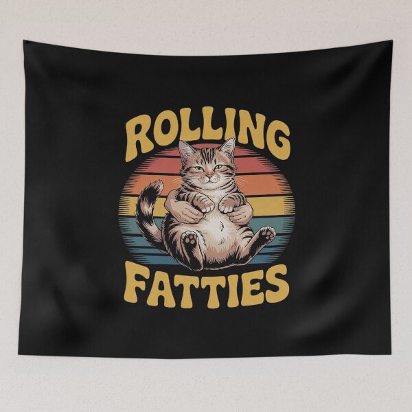 Item preview, Womens Cat Rolling Fatties Cat designed and sold by joyouartArt.