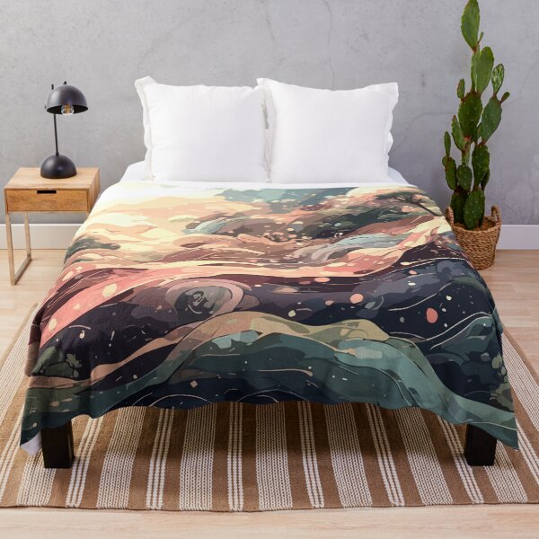 Item preview, Elysian Currents (Biophilic Anime Abstraction No 1) - Digital Vector Art designed and sold by Danford Biophilic.