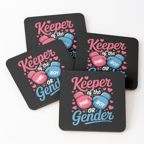 Item preview, Keeper Of Gender Boxing Gender Reveal Family Party designed and sold by angolinnArt.