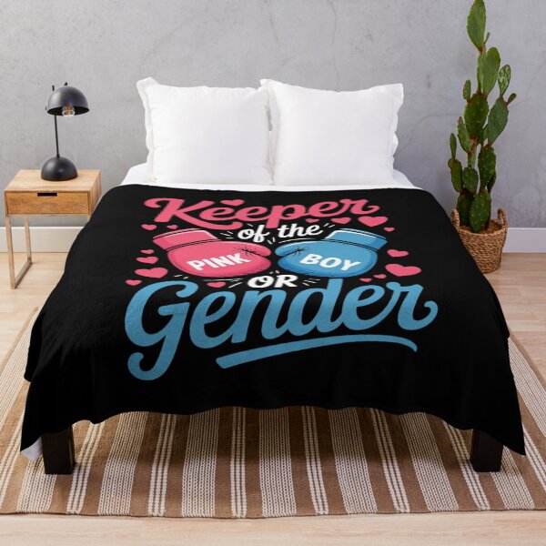 Item preview, Keeper Of Gender Boxing Gender Reveal Family Party designed and sold by angolinnArt.